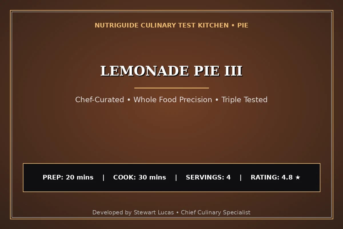 Lemonade Pie Iii