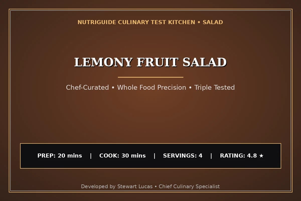 Lemony Fruit Salad