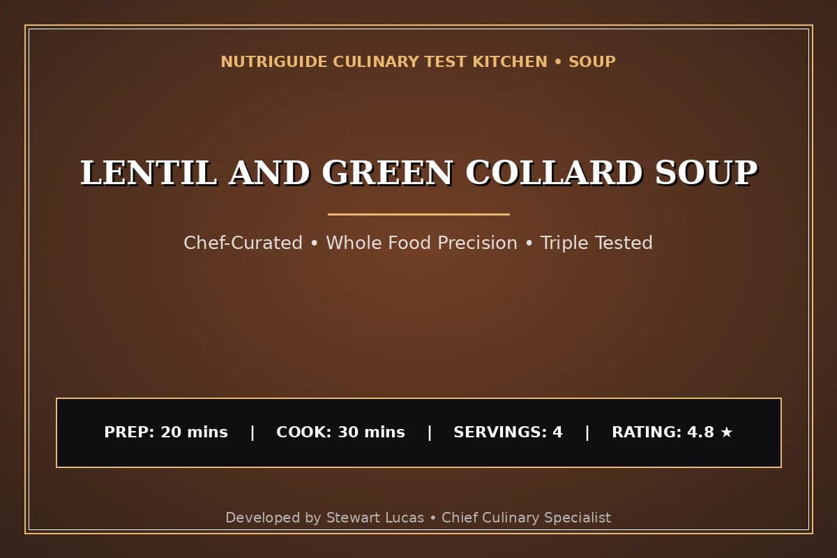Lentil And Green Collard Soup