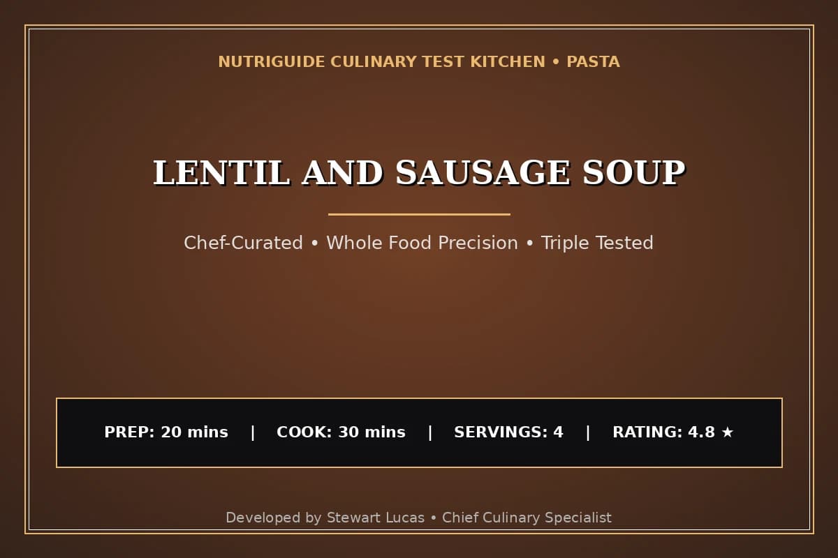 Lentil And Sausage Soup