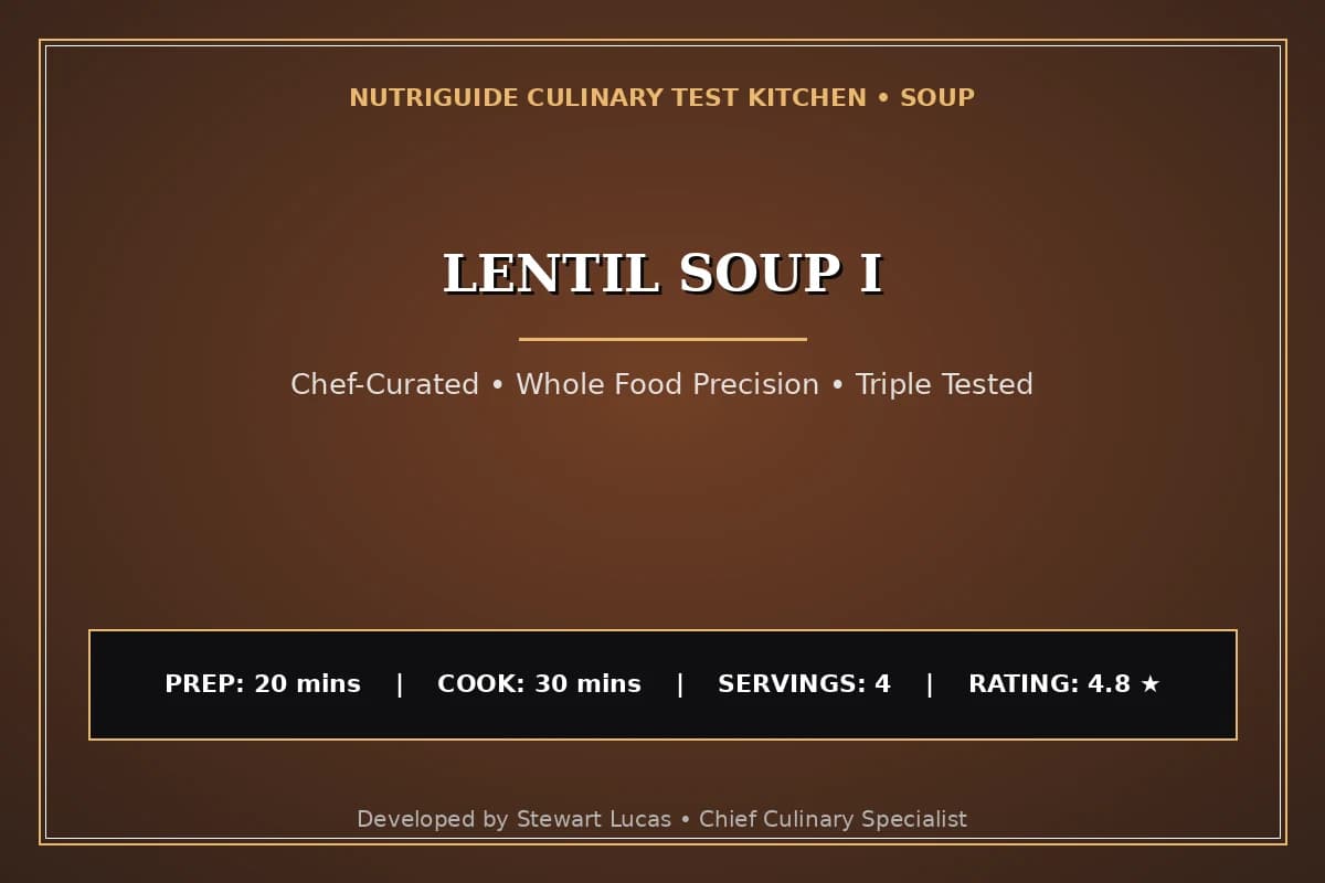 Lentil Soup I