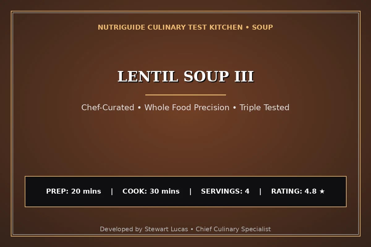 Lentil Soup Iii