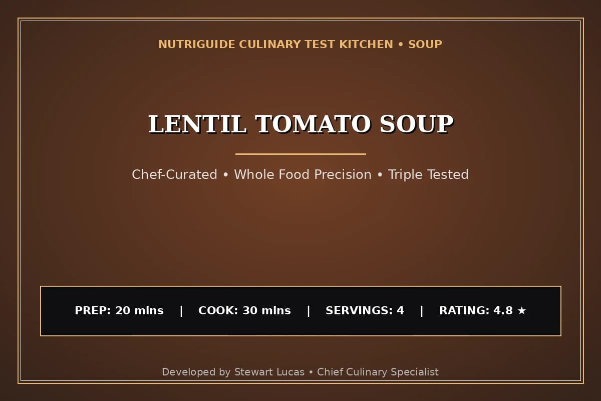Lentil Tomato Soup
