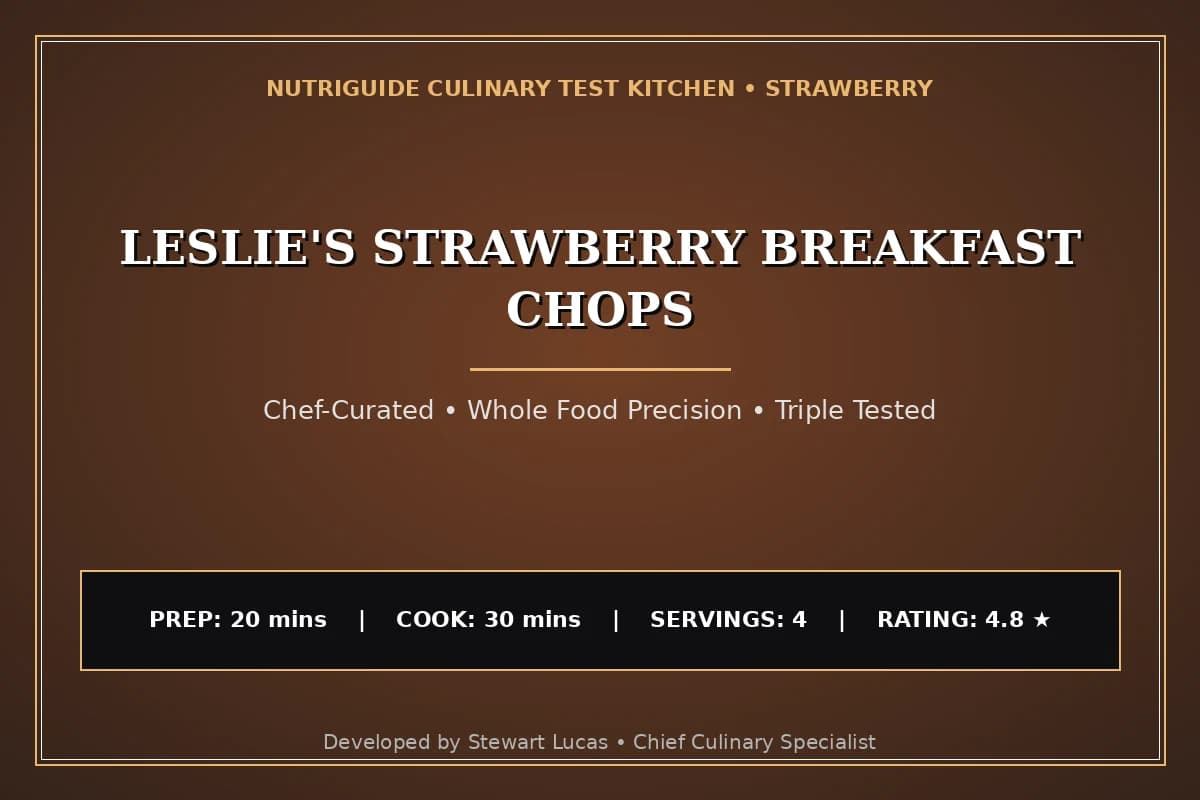 Leslie'S Strawberry Breakfast Chops