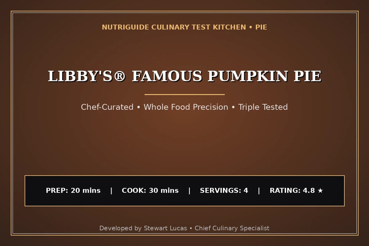 Libby'S® Famous Pumpkin Pie