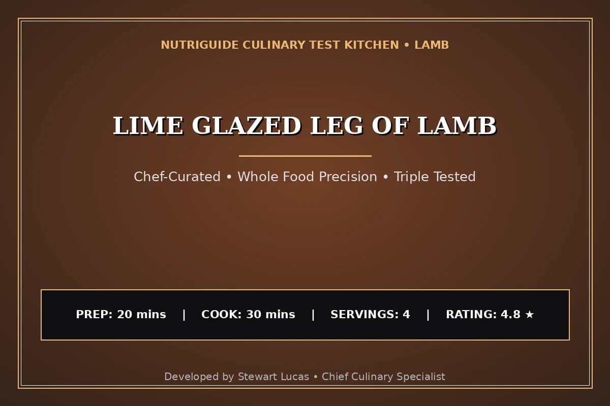Lime Glazed Leg Of Lamb