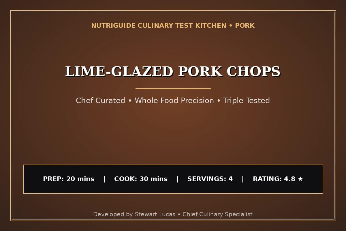 Lime-Glazed Pork Chops