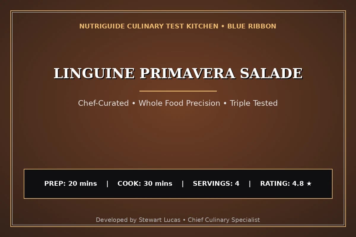 Linguine Primavera Salade