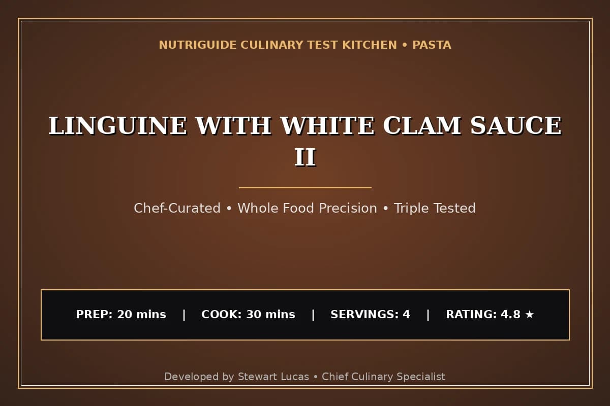 Linguine With White Clam Sauce Ii