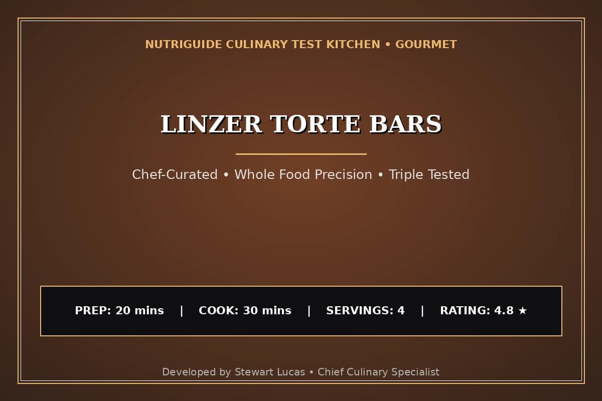 Linzer Torte Bars