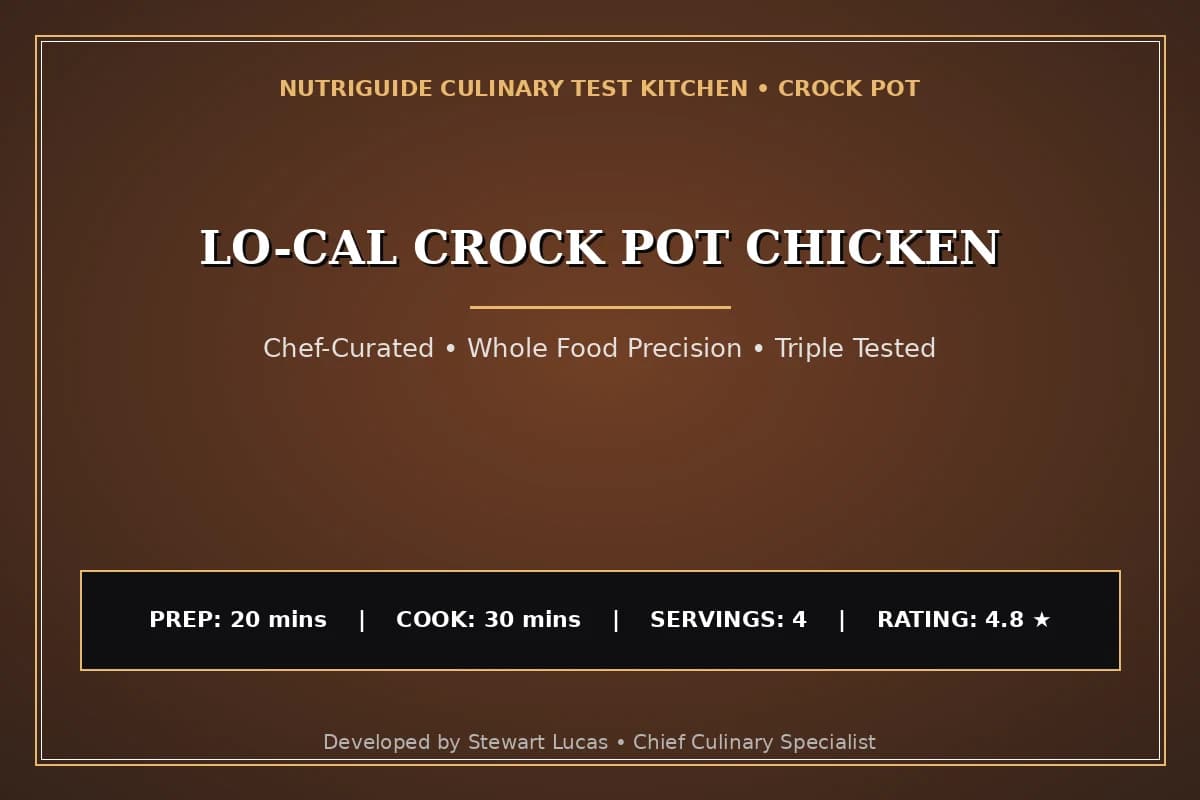 Lo-Cal Crock Pot Chicken