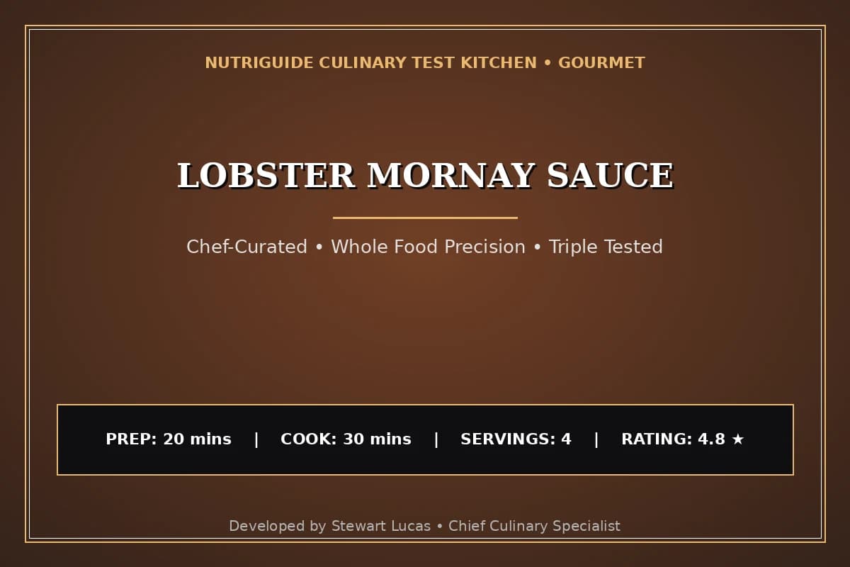 Lobster Mornay Sauce
