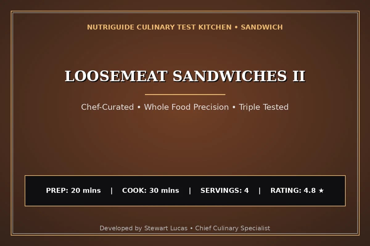 Loosemeat Sandwiches Ii