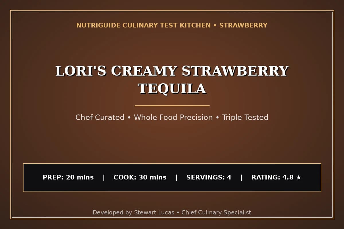 Lori'S Creamy Strawberry Tequila