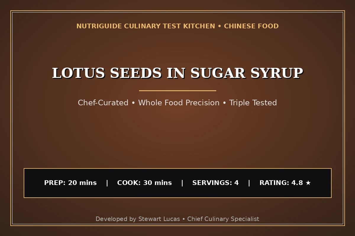 Lotus Seeds In Sugar Syrup