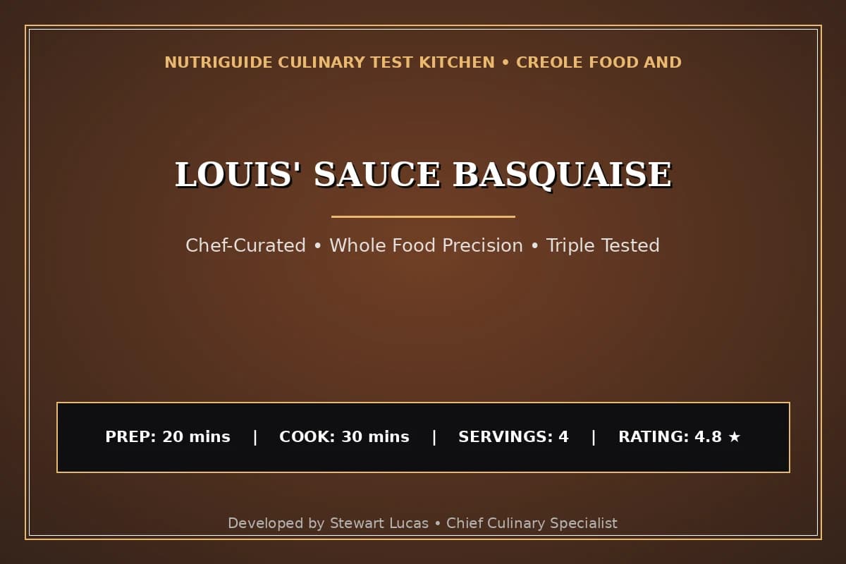 Louis' Sauce Basquaise