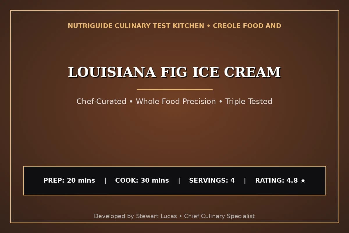 Louisiana Fig Ice Cream