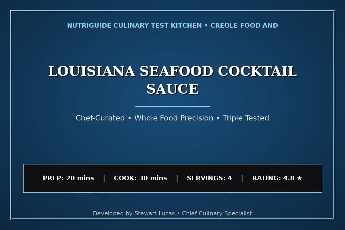 Louisiana Seafood Cocktail Sauce