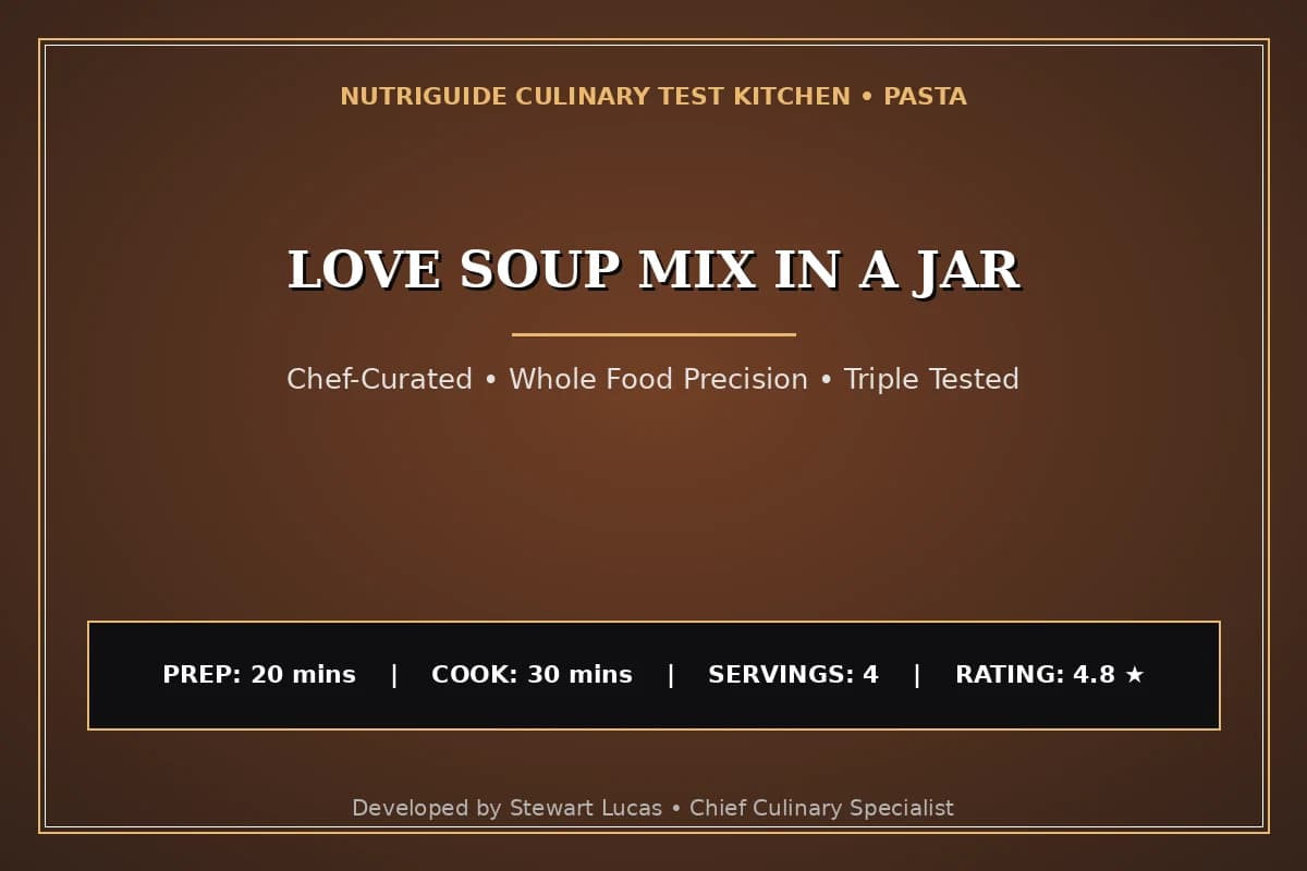 Love Soup Mix In A Jar
