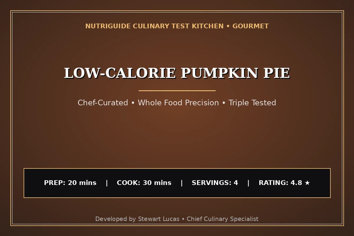 Low-Calorie Pumpkin Pie