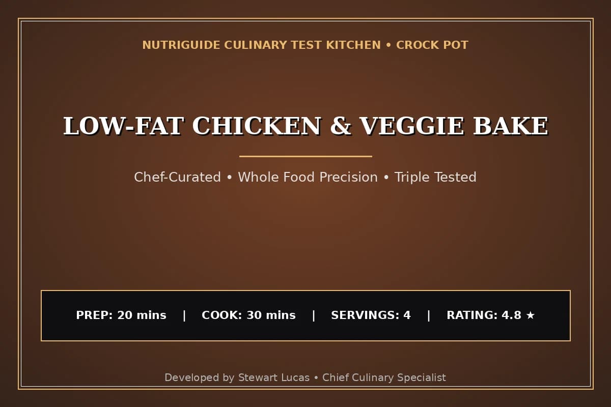 Low-Fat Chicken & Veggie Bake