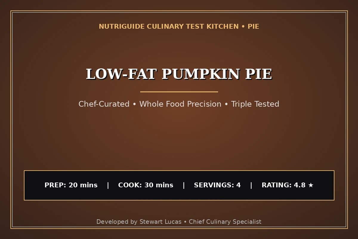 Low-Fat Pumpkin Pie