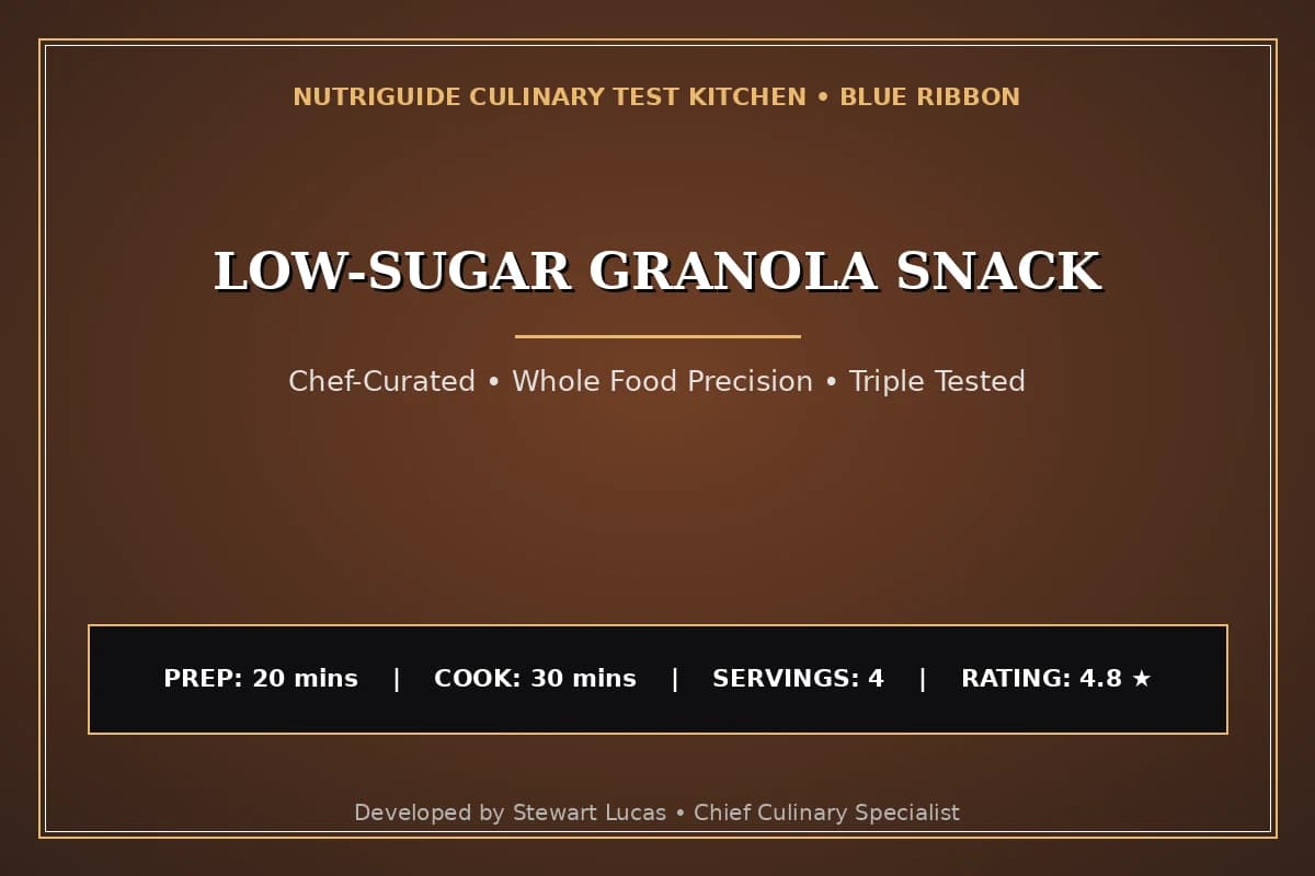 Low-Sugar Granola Snack