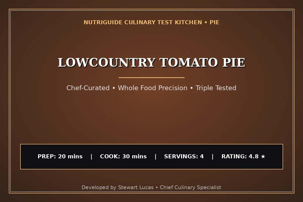 Lowcountry Tomato Pie