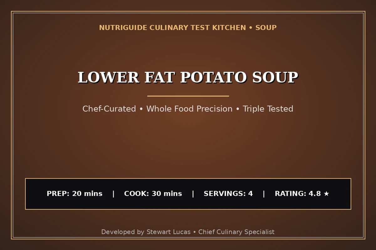 Lower Fat Potato Soup