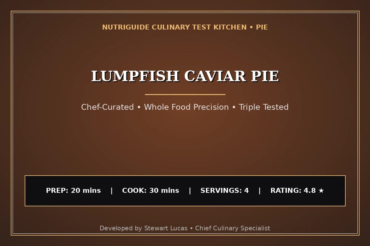 Lumpfish Caviar Pie