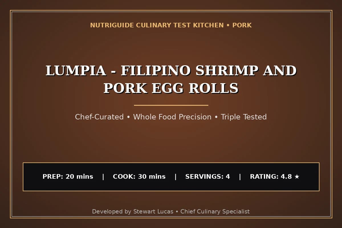 Lumpia - Filipino Shrimp And Pork Egg Rolls