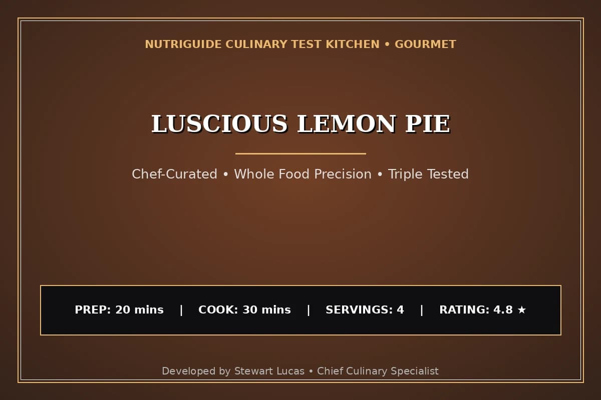 Luscious Lemon Pie