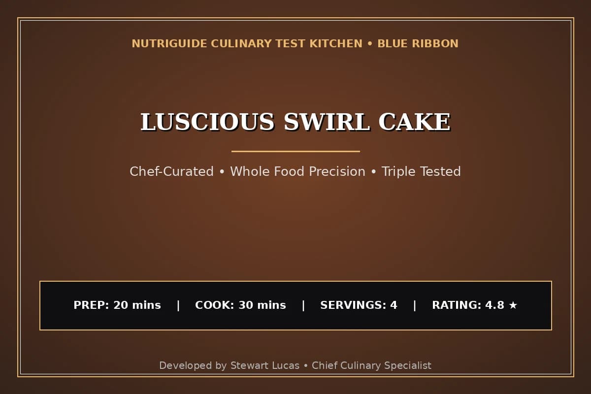 Luscious Swirl Cake