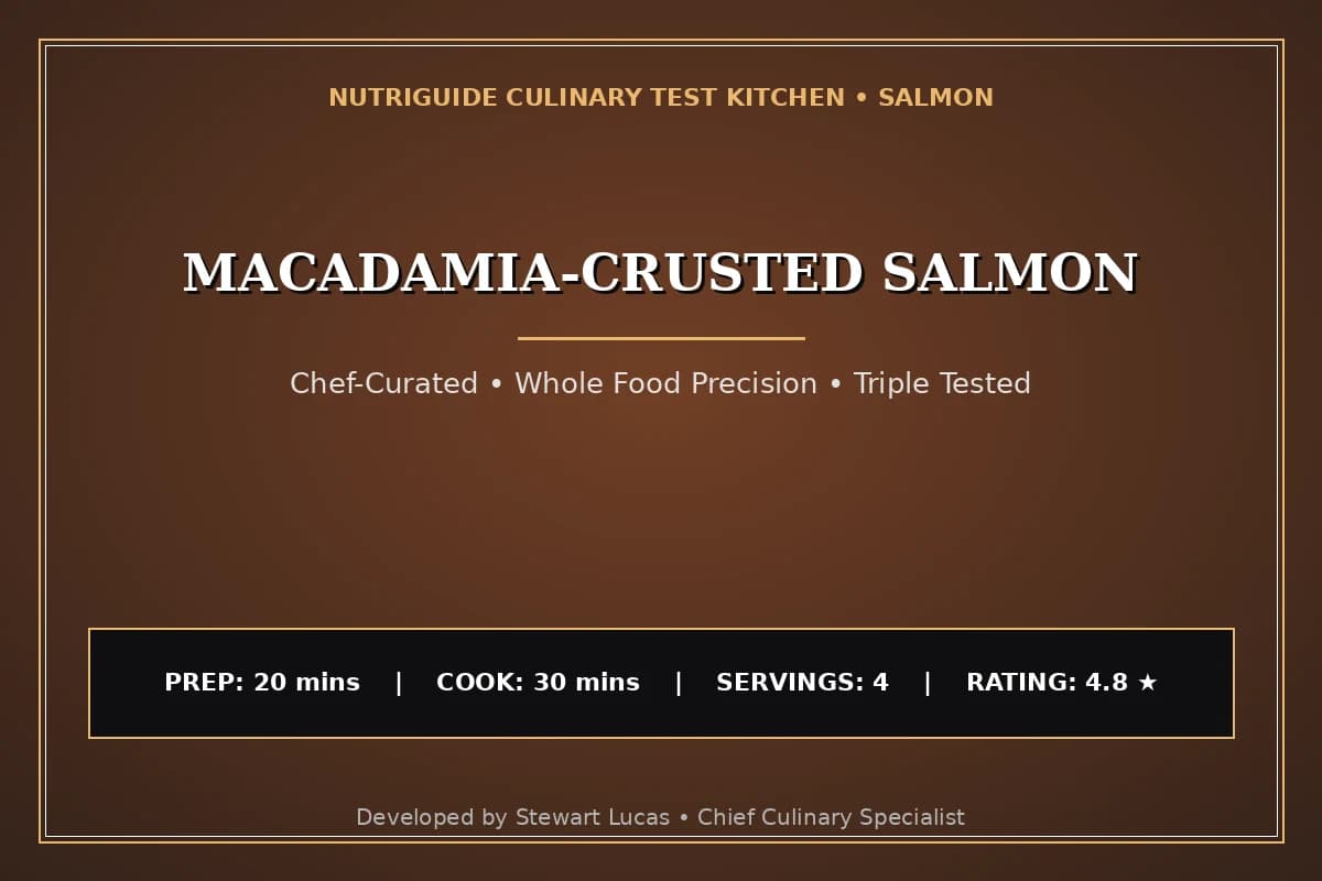 Macadamia-Crusted Salmon
