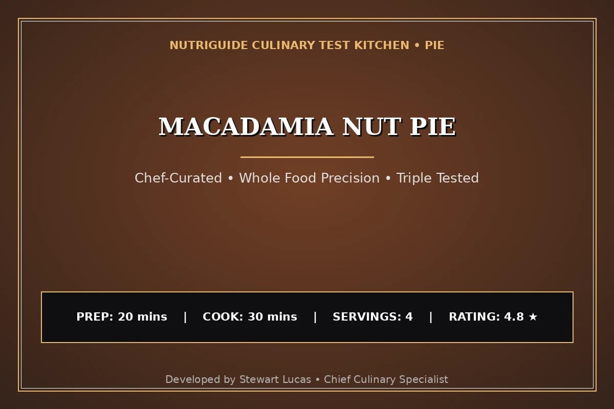 Macadamia Nut Pie