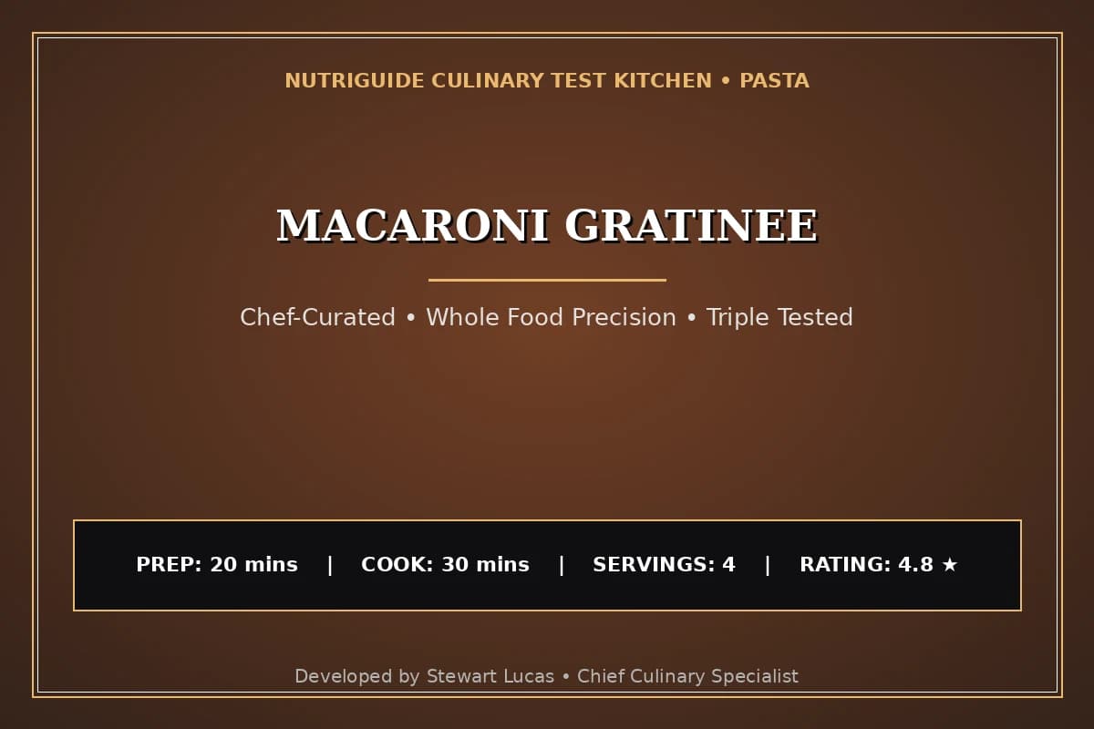 Macaroni Gratinee
