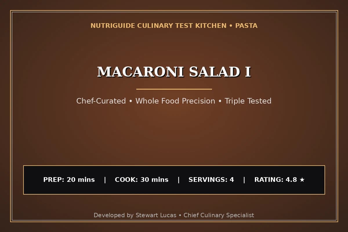 Macaroni Salad I