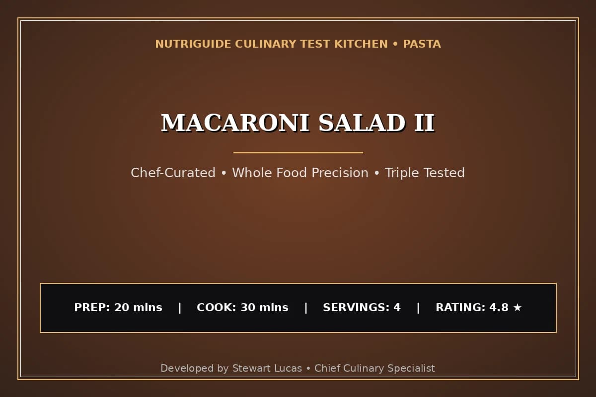 Macaroni Salad Ii