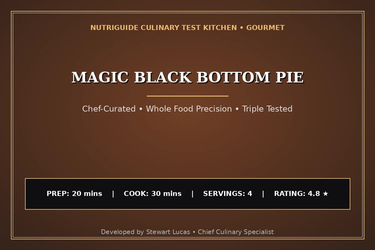Magic Black Bottom Pie