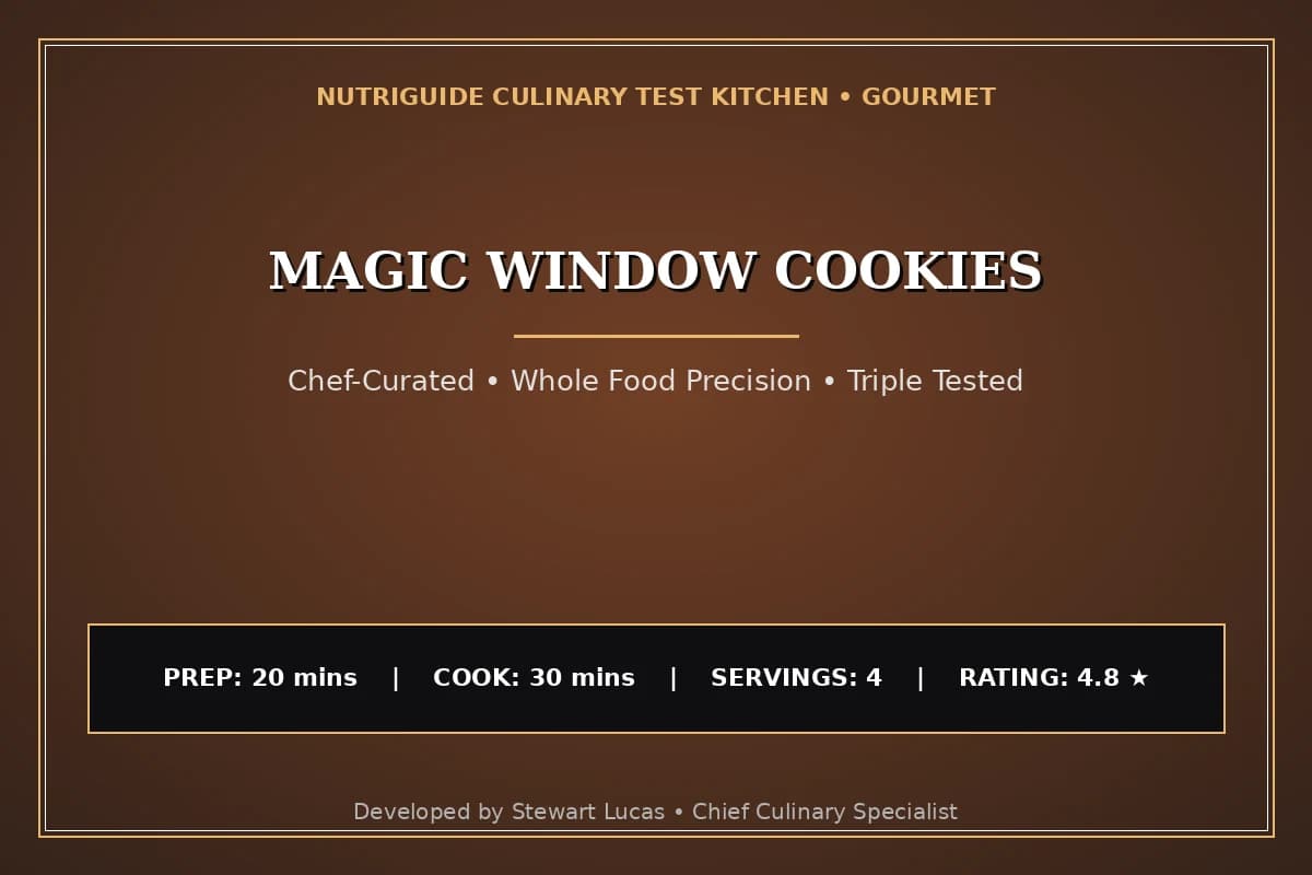 Magic Window Cookies