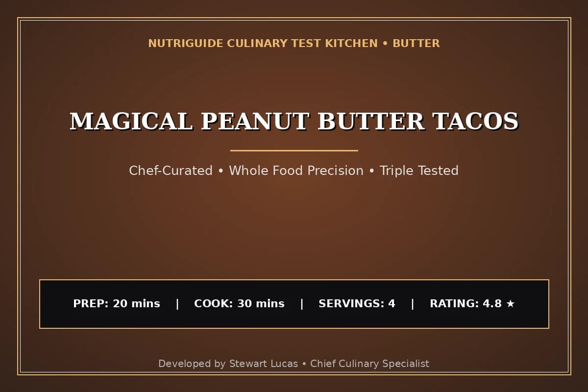 Magical Peanut Butter Tacos