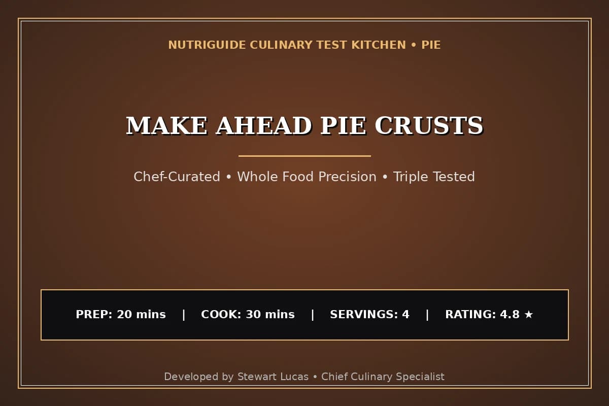 Make Ahead Pie Crusts