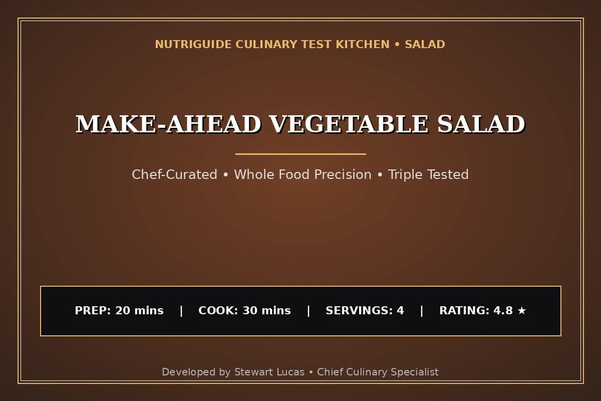 Make-Ahead Vegetable Salad