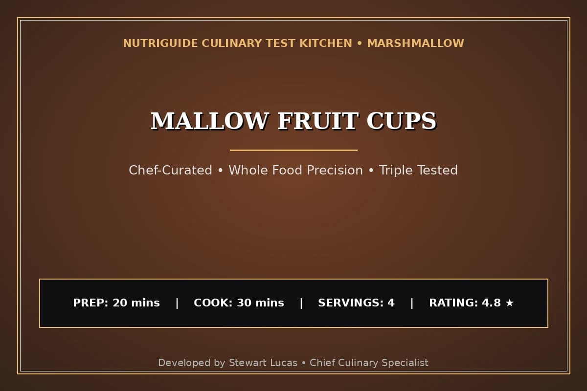 Mallow Fruit Cups