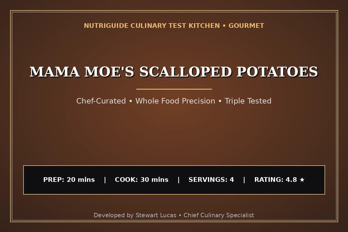 Mama Moe'S Scalloped Potatoes