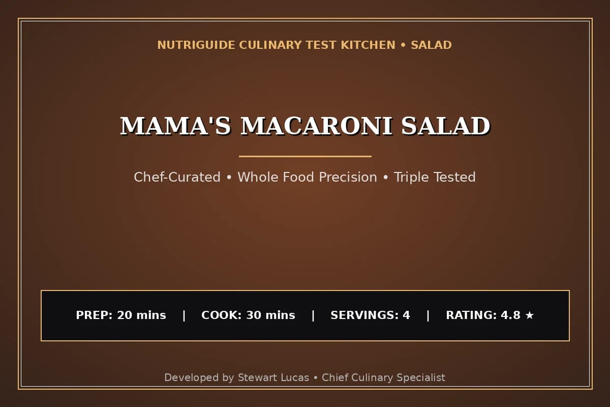 Mama'S Macaroni Salad