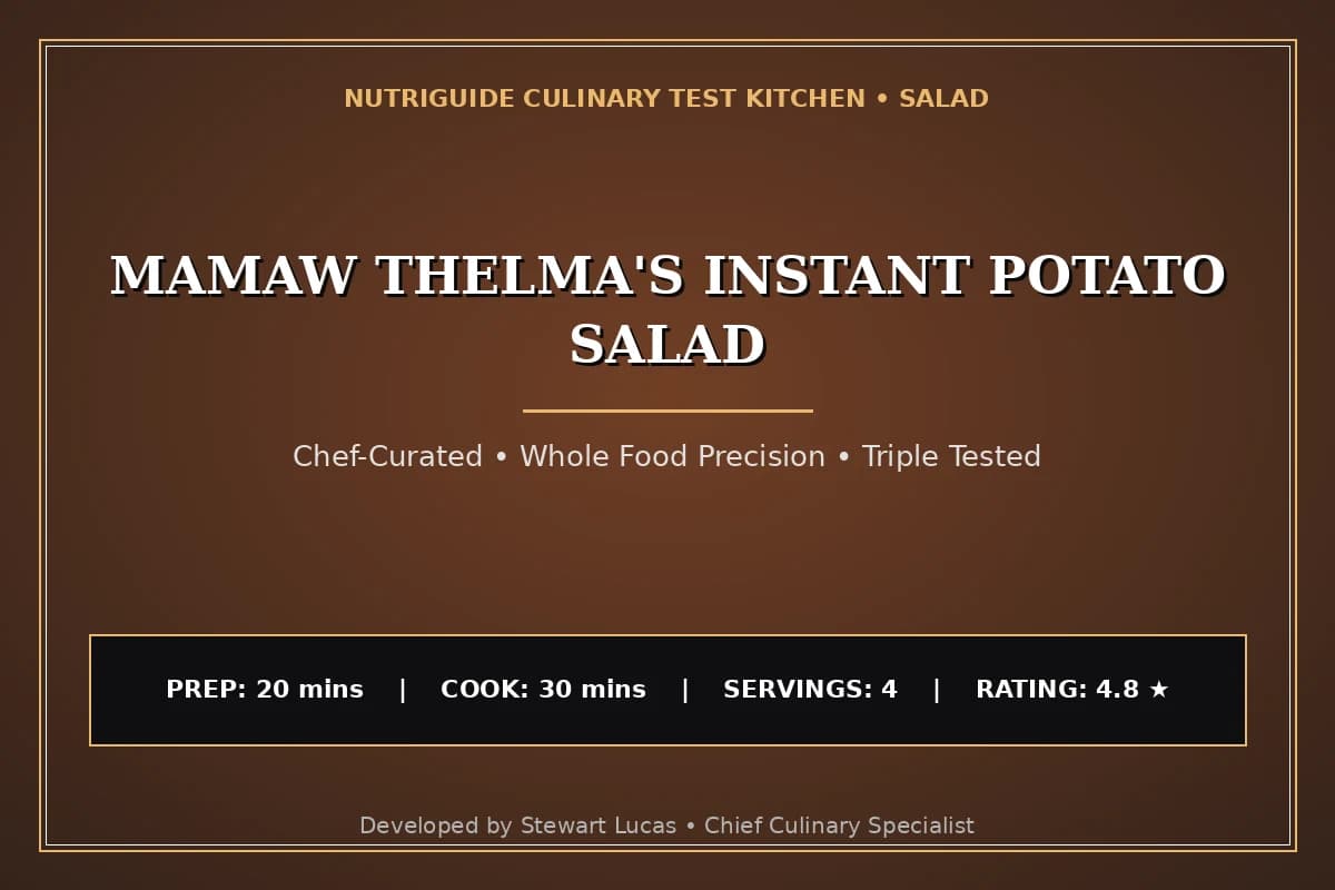 Mamaw Thelma'S Instant Potato Salad