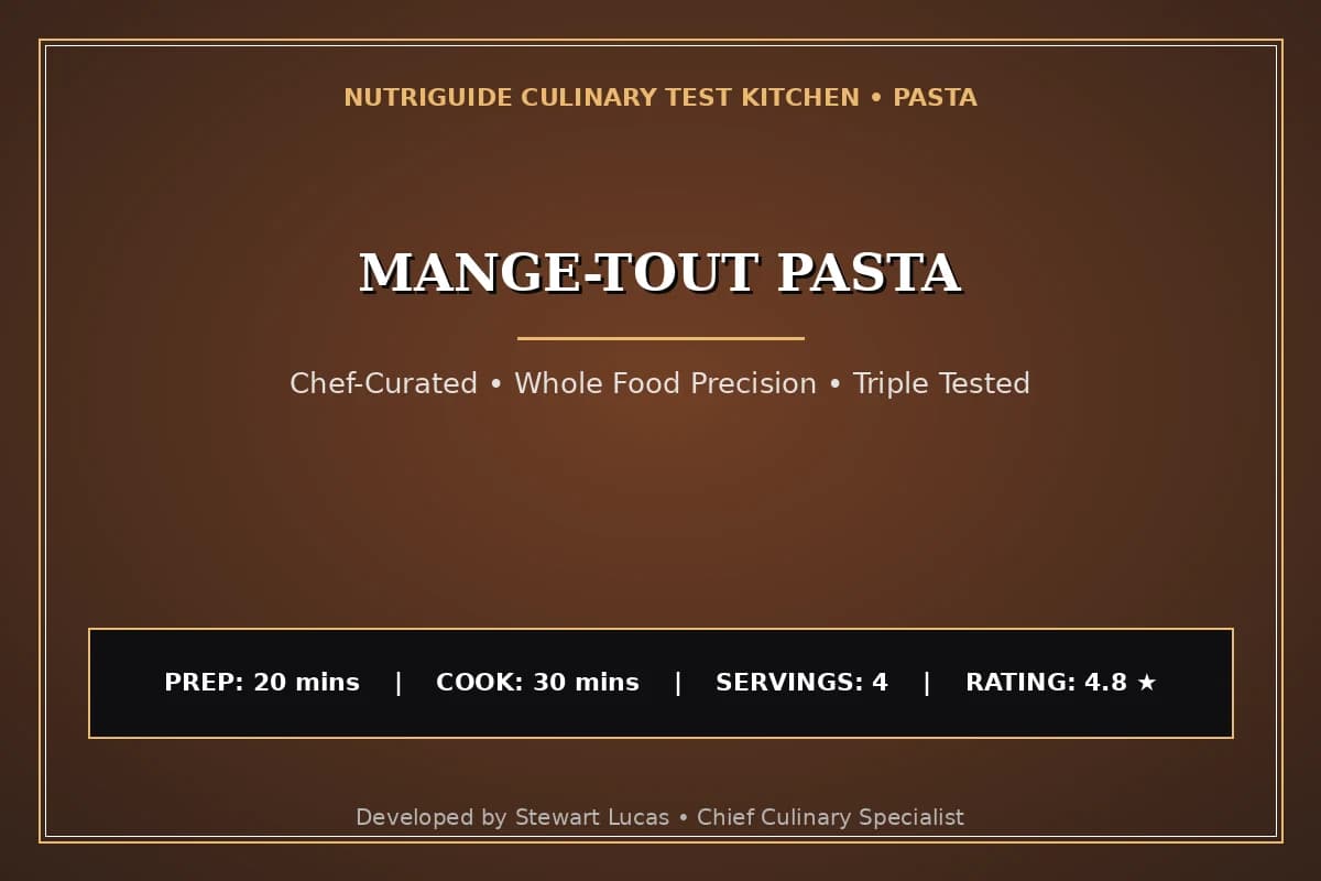 Mange-Tout Pasta