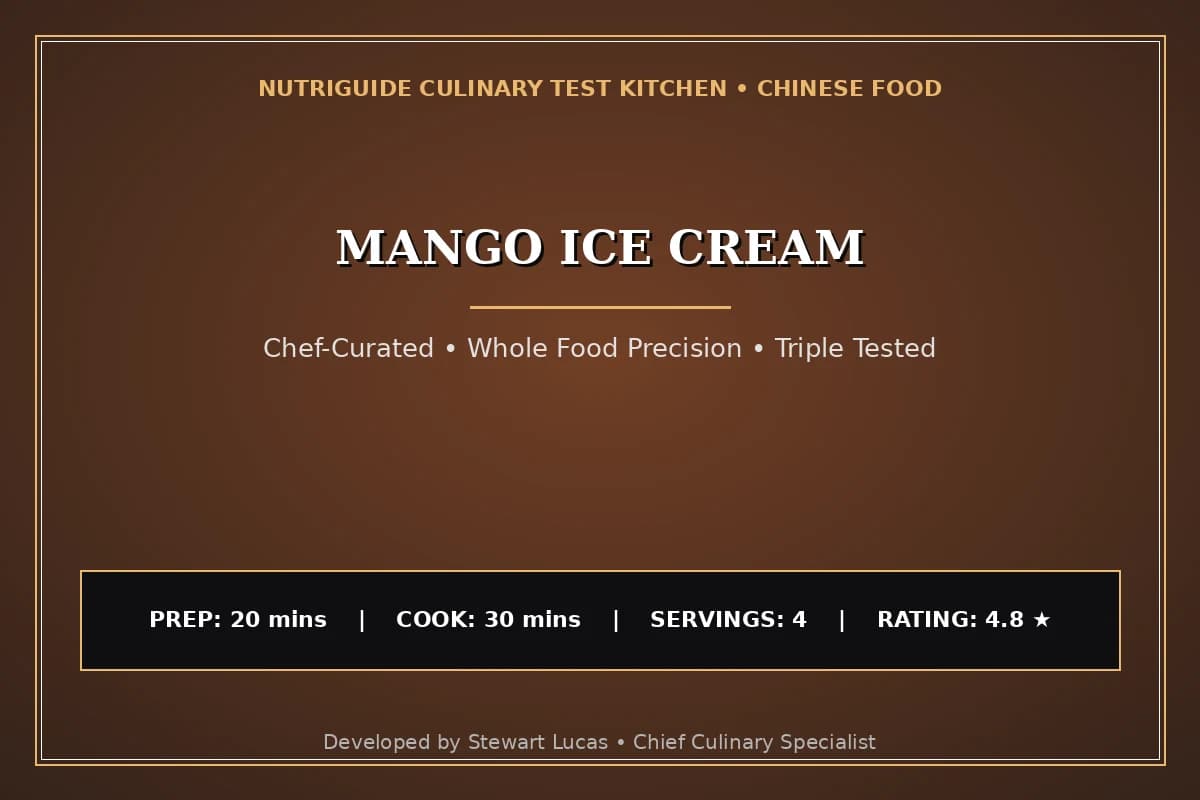 Mango Ice Cream