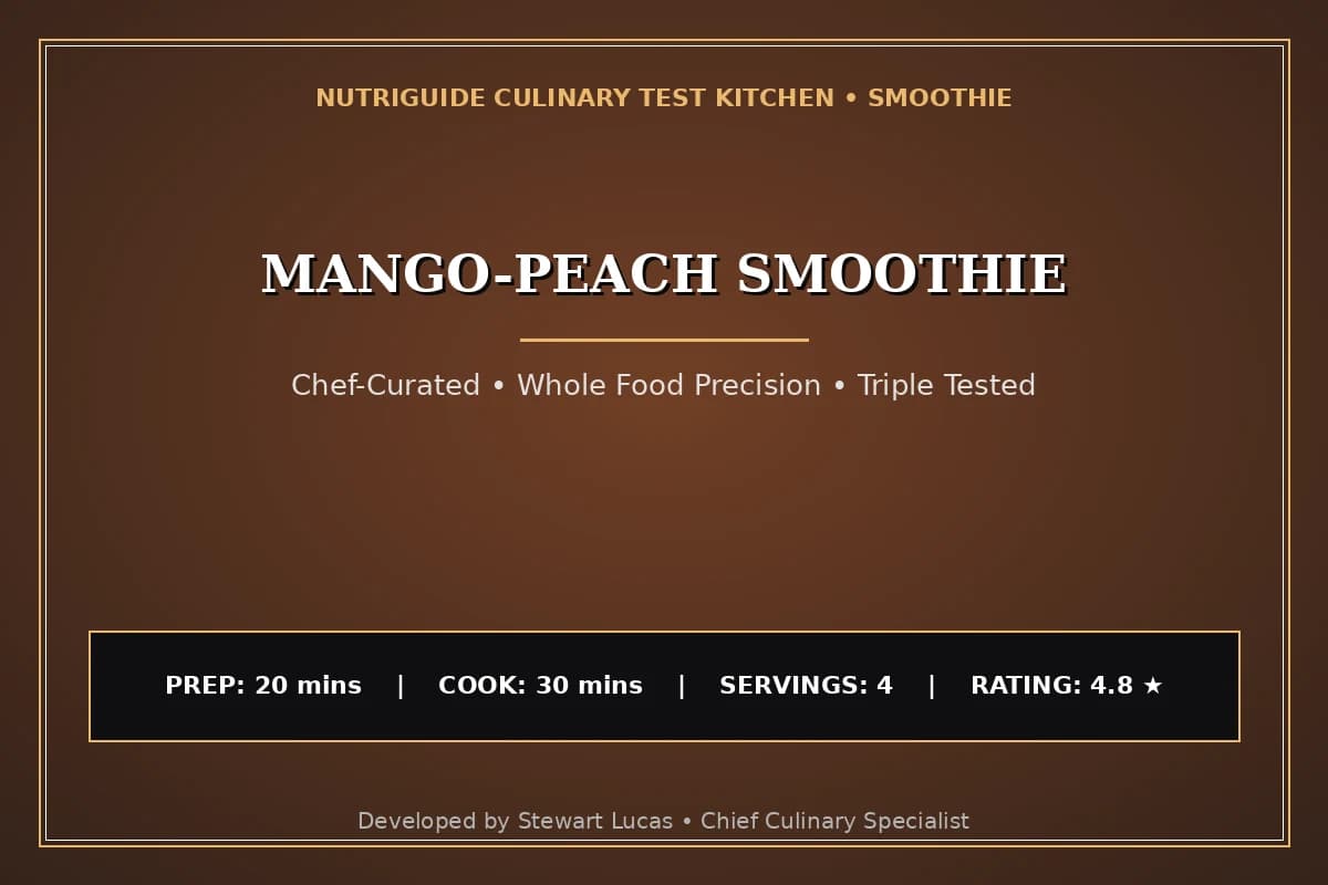 Mango-Peach Smoothie
